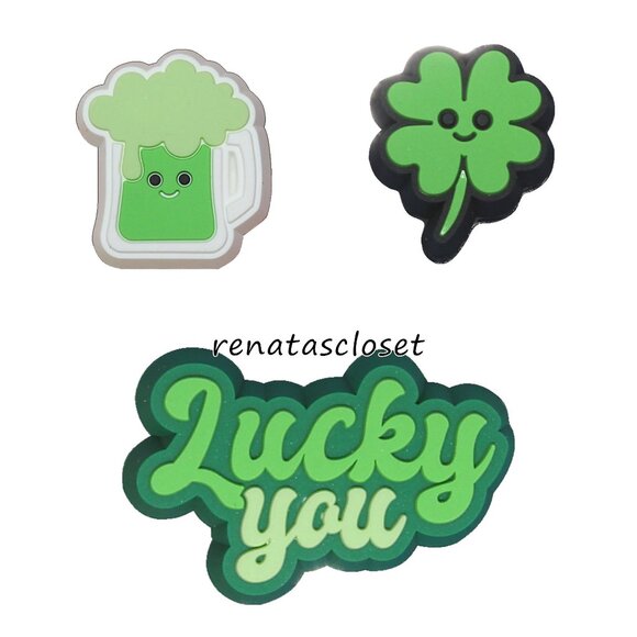 Crocs Jibbitz 5-pk Luck of the Irish Shoe Charms Set NWT/NIP - Picture 2 of 7